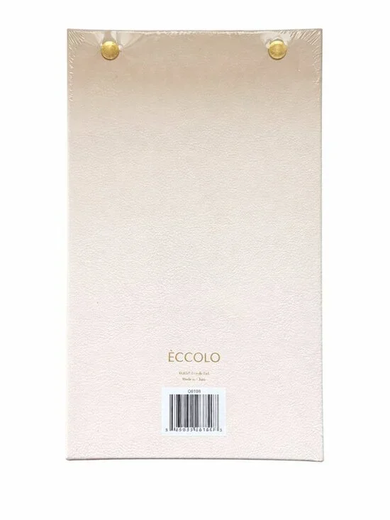 Neutral Luxe Deskpad Notepad Gold Detail Minimal Office Eccolo NEW Sealed - Picture 3 of 4